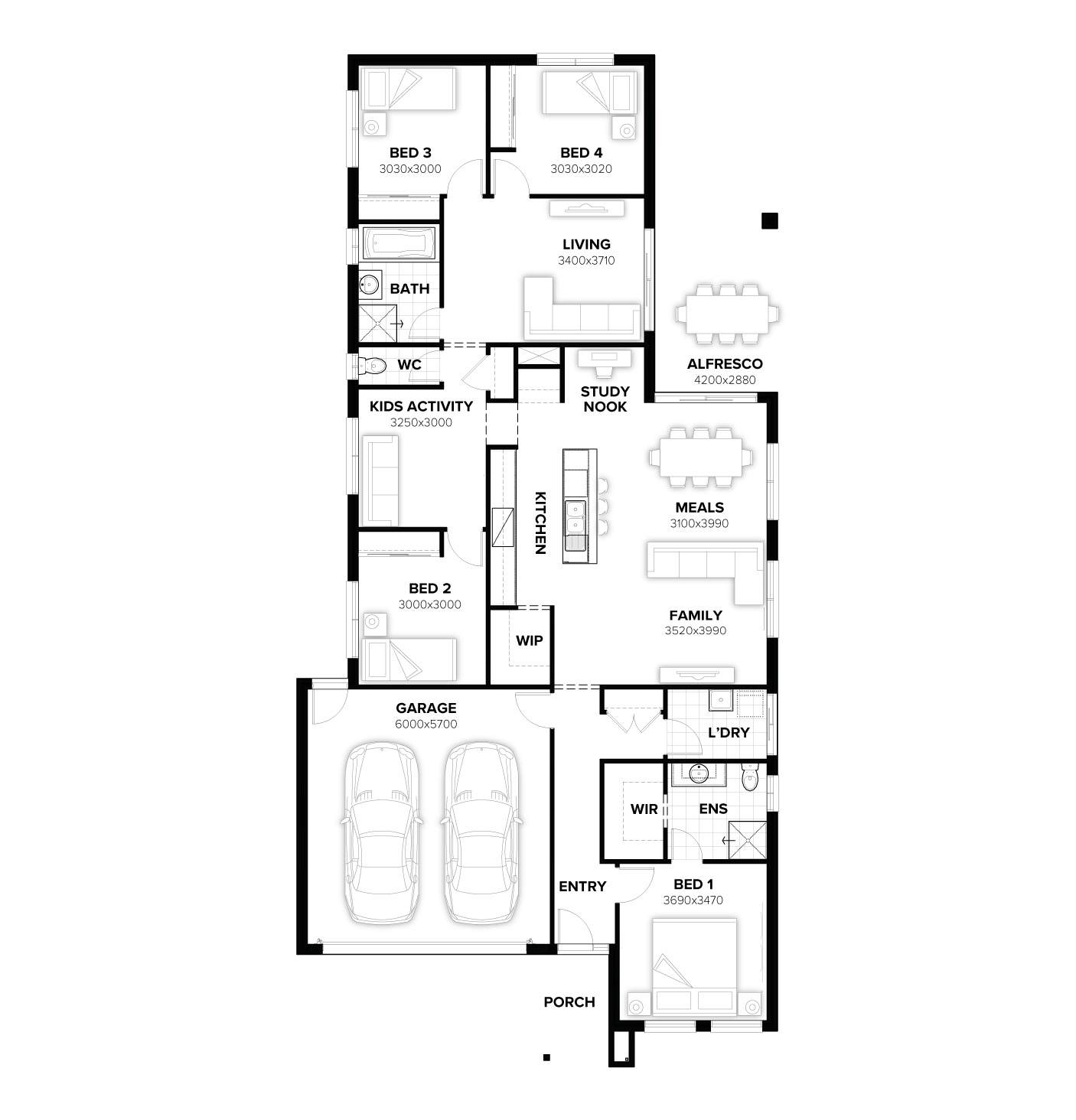 Seaford Heights SA House & Land Package 793,800* Burbank Clark 222